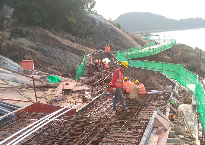 鹽田區(qū)海濱棧道重建工程V標(biāo)（小梅沙段棧道重建工程）4